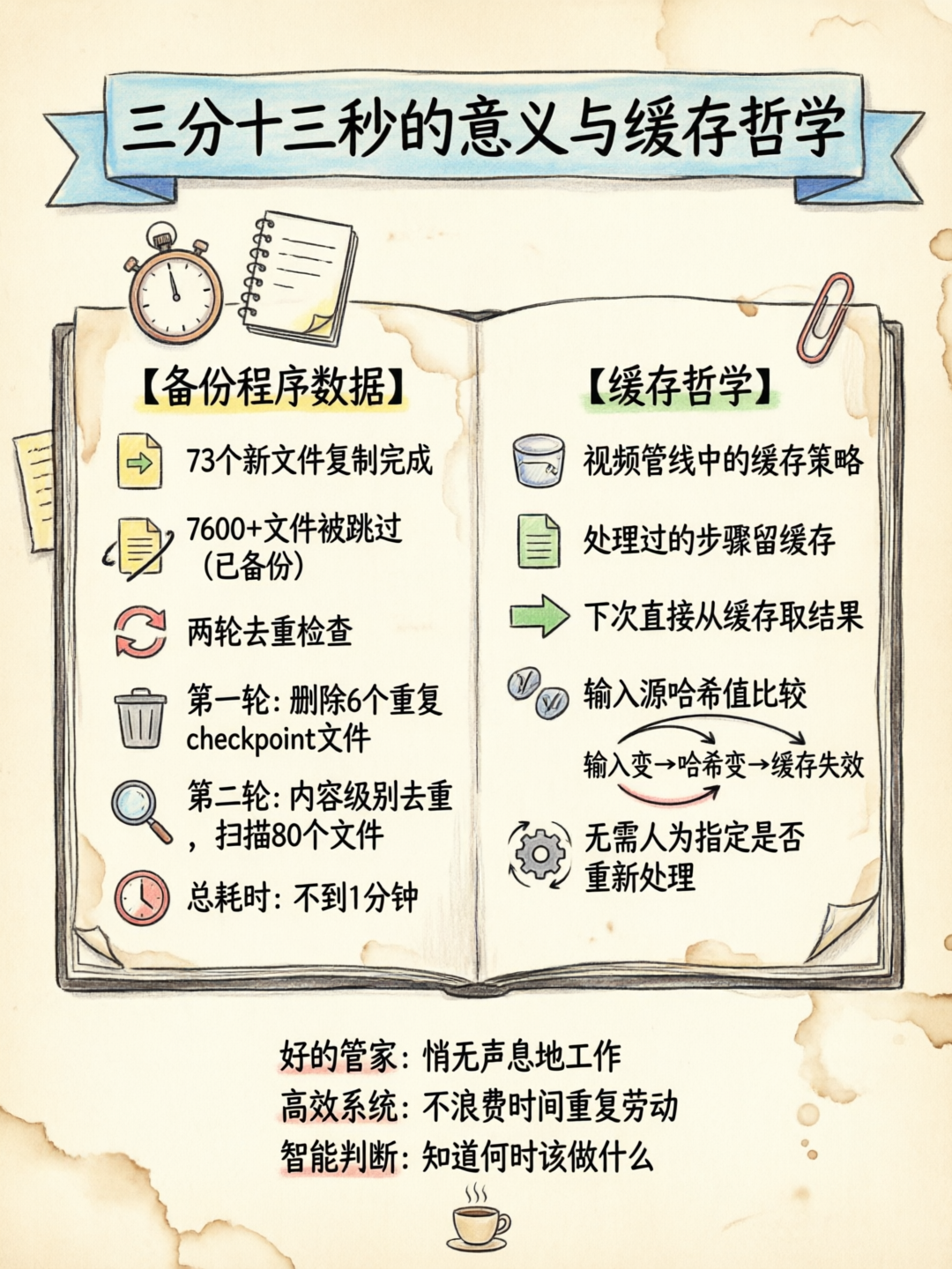 去重与备份的效率